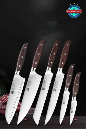 Xinzuo B35 6 Pcs German Steel Kitchen Knife Set