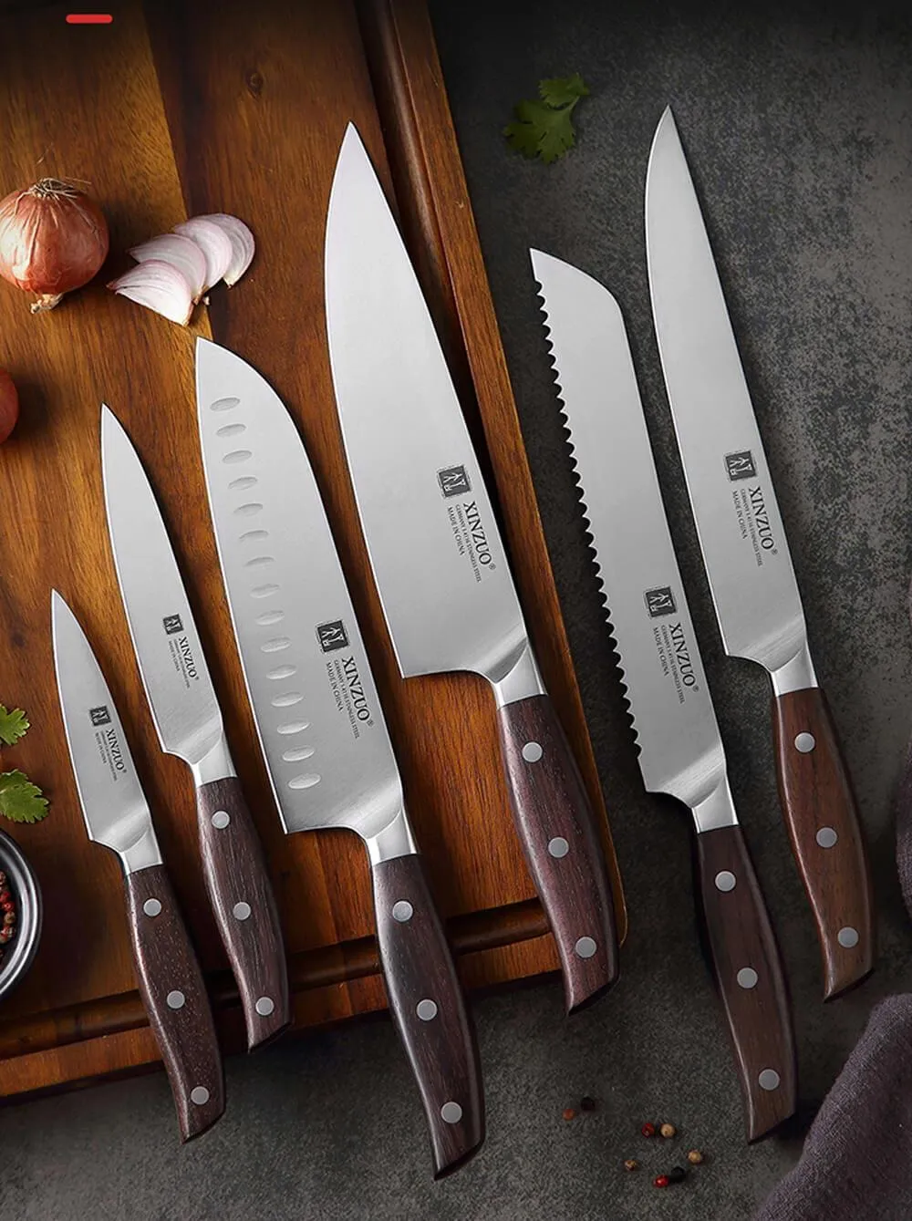 Xinzuo B35 6 Pcs German Steel Kitchen Knife Set